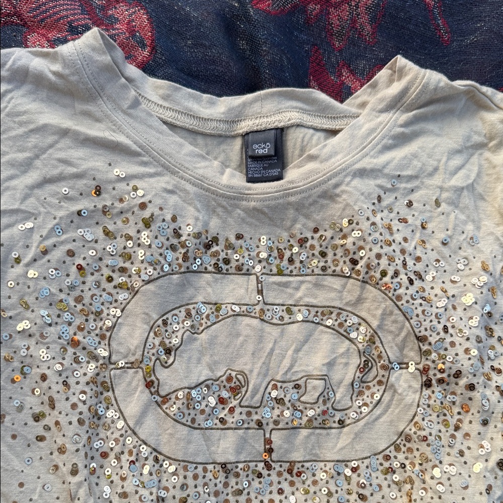 GAP Kids Sequin Rhino Tee - Cream